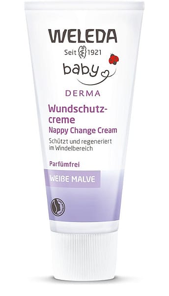 Baby Derma Cremă pentru Zona Scutecului cu Nalbă Albă