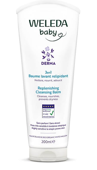 Baby Derma Balsam de curățare 3 în1 cu nalbă albă, 200 ml