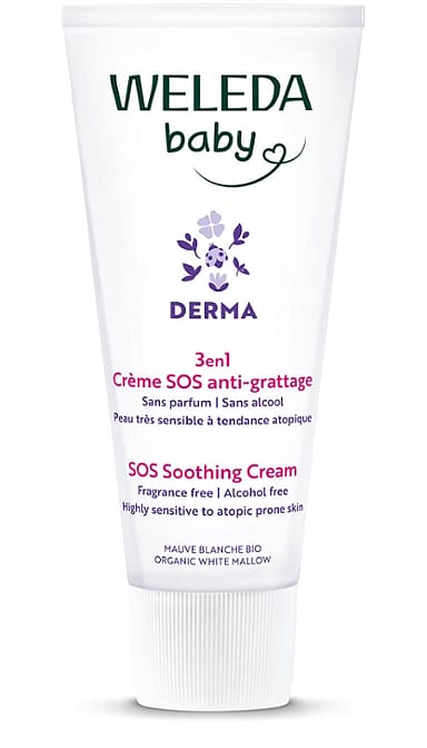Baby Derma Cremă SOS 3 în1 cu nalbă albă
