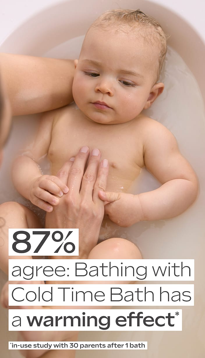 Baby Băiță cu gălbenele pentru zile reci