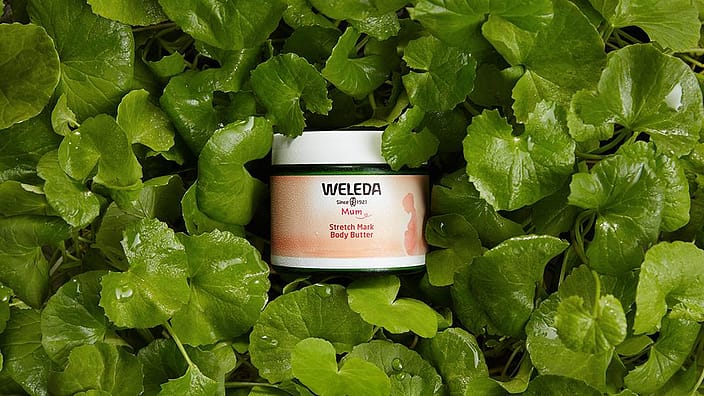 Stretch mark body butter in nature