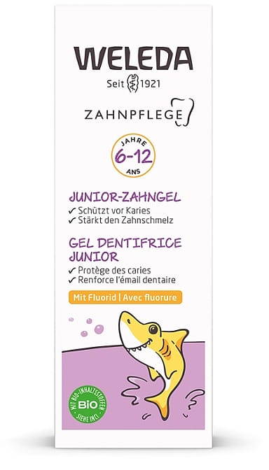 Gel de dinți Junior cu fluor, 50 ml (6-12 ani)