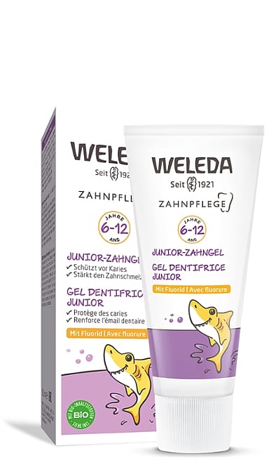 Gel de dinți Junior cu fluor, 50 ml (6-12 ani)