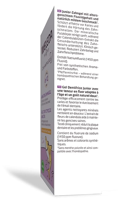 Gel de dinți Junior cu fluor, 50 ml (6-12 ani)