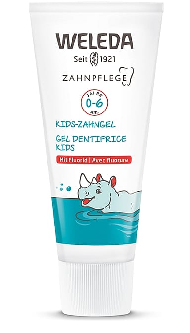 Gel de dinți pentru copii cu fluor, 50 ml (0-6 ani)