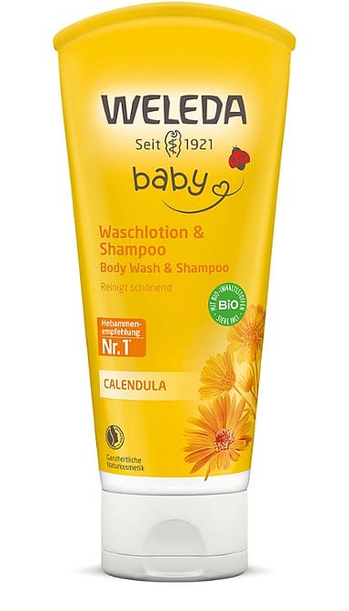 Baby Loţiune de Curăţare & Şampon cu Gălbenele