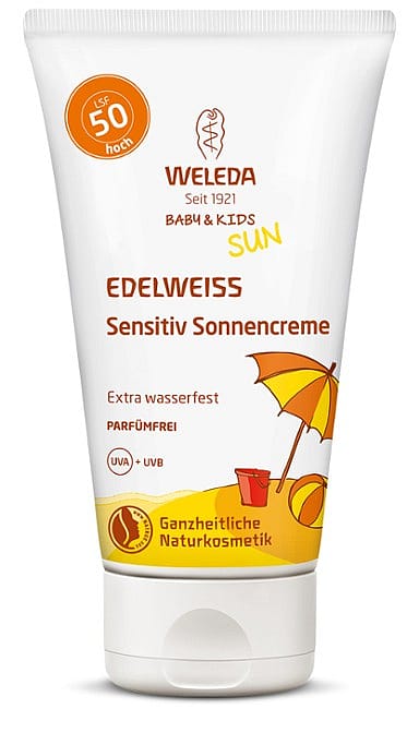 Cremă de soare cu floare de colţ SPF 50 Baby & Kids 